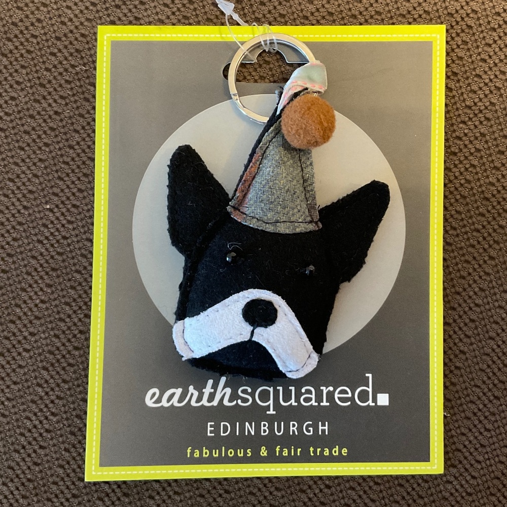 Felt Dog Keyring